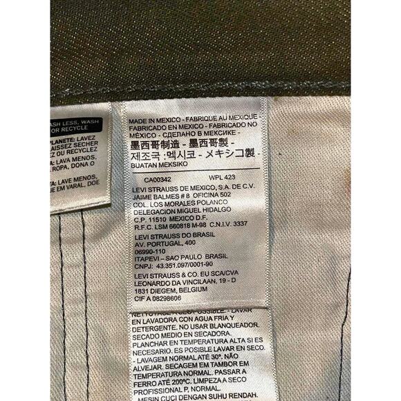 Levi’s 501 Jeans 42x30 Men White Oak Cone Denim Selvedge Rare - Picture 12 of 14